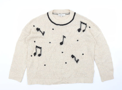Limited Edition Womens Beige   Pullover Jumper Size 14