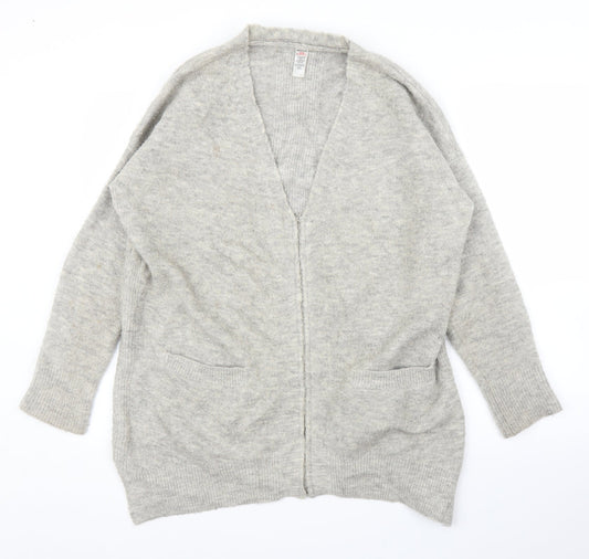 Preworn Womens Grey   Full Zip Jumper Size M