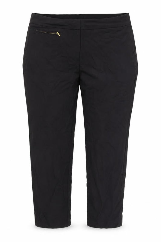 Womens UK Size 18 bm collection Regular Fit  Black Trousers