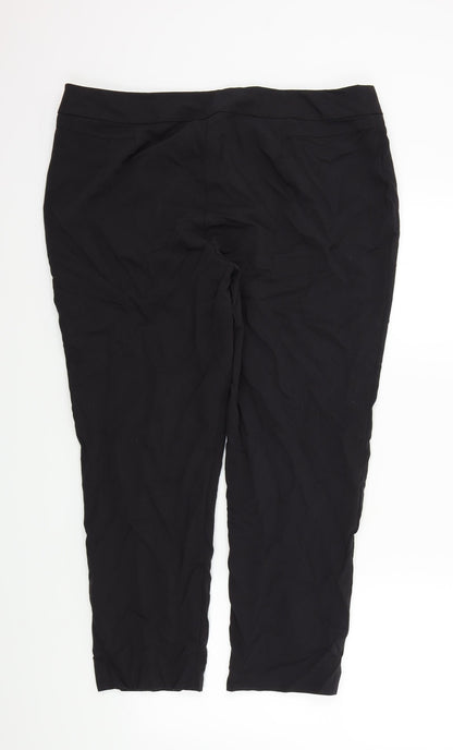 bm collection Womens Black   Trousers  Size 18 L25 in