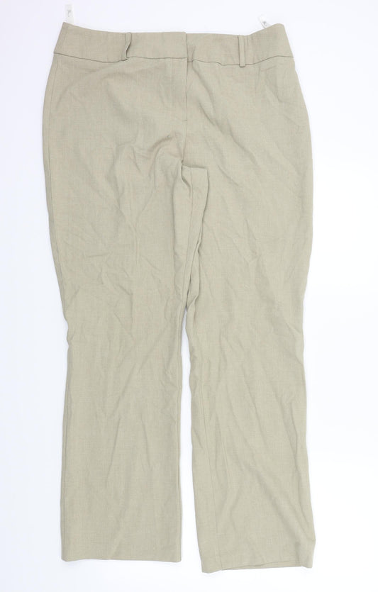 Womens UK Size 18 BHS Regular Fit  Brown Trousers
