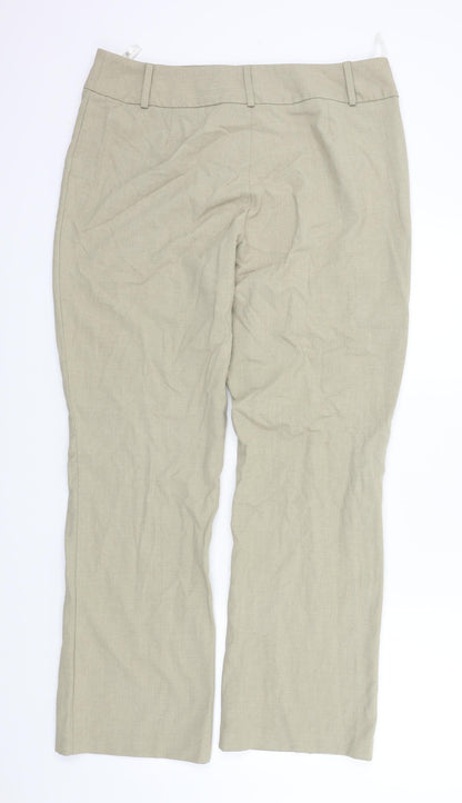 Womens UK Size 18 BHS Regular Fit  Brown Trousers