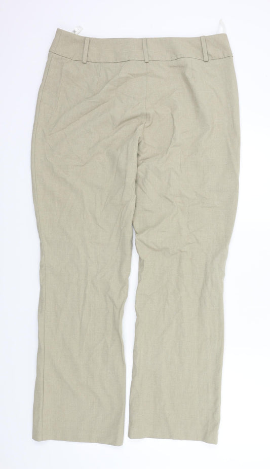 Womens UK Size 18 BHS Regular Fit  Brown Trousers