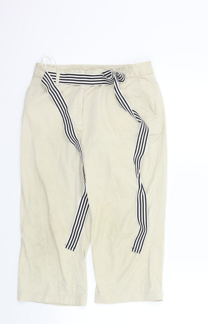 Womens UK Size 10 Principles Regular Fit  Beige Trousers
