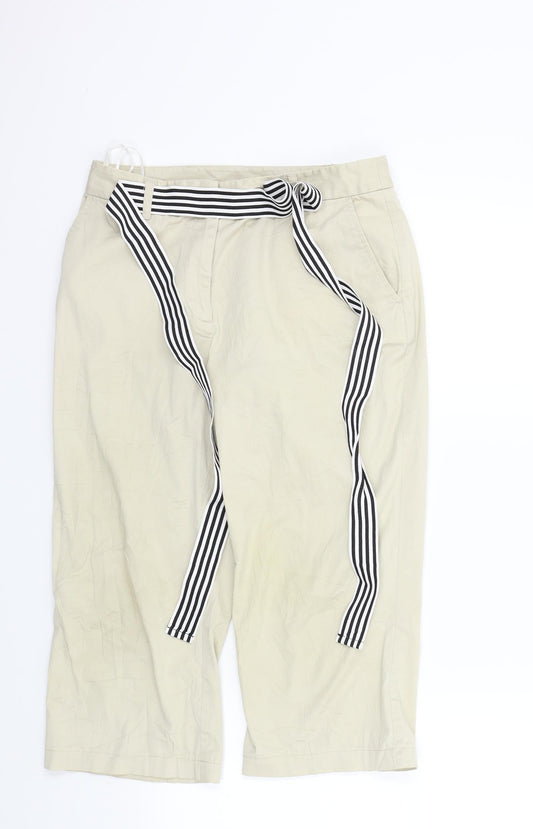 Womens UK Size 10 Principles Regular Fit  Beige Trousers