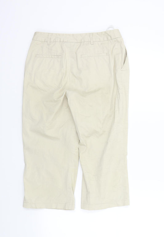 Womens UK Size 10 Principles Regular Fit  Beige Trousers