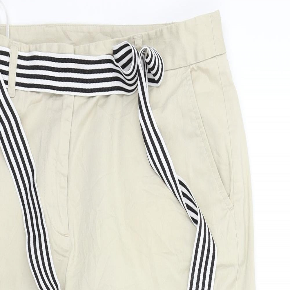 Womens UK Size 10 Principles Regular Fit  Beige Trousers