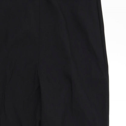 Womens UK Size 14 M&S Regular Fit  Black Trousers
