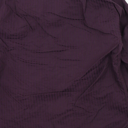 Mens UK Size 15.5 M&S Purple  Button-Up Long Sleeve Casual Shirt