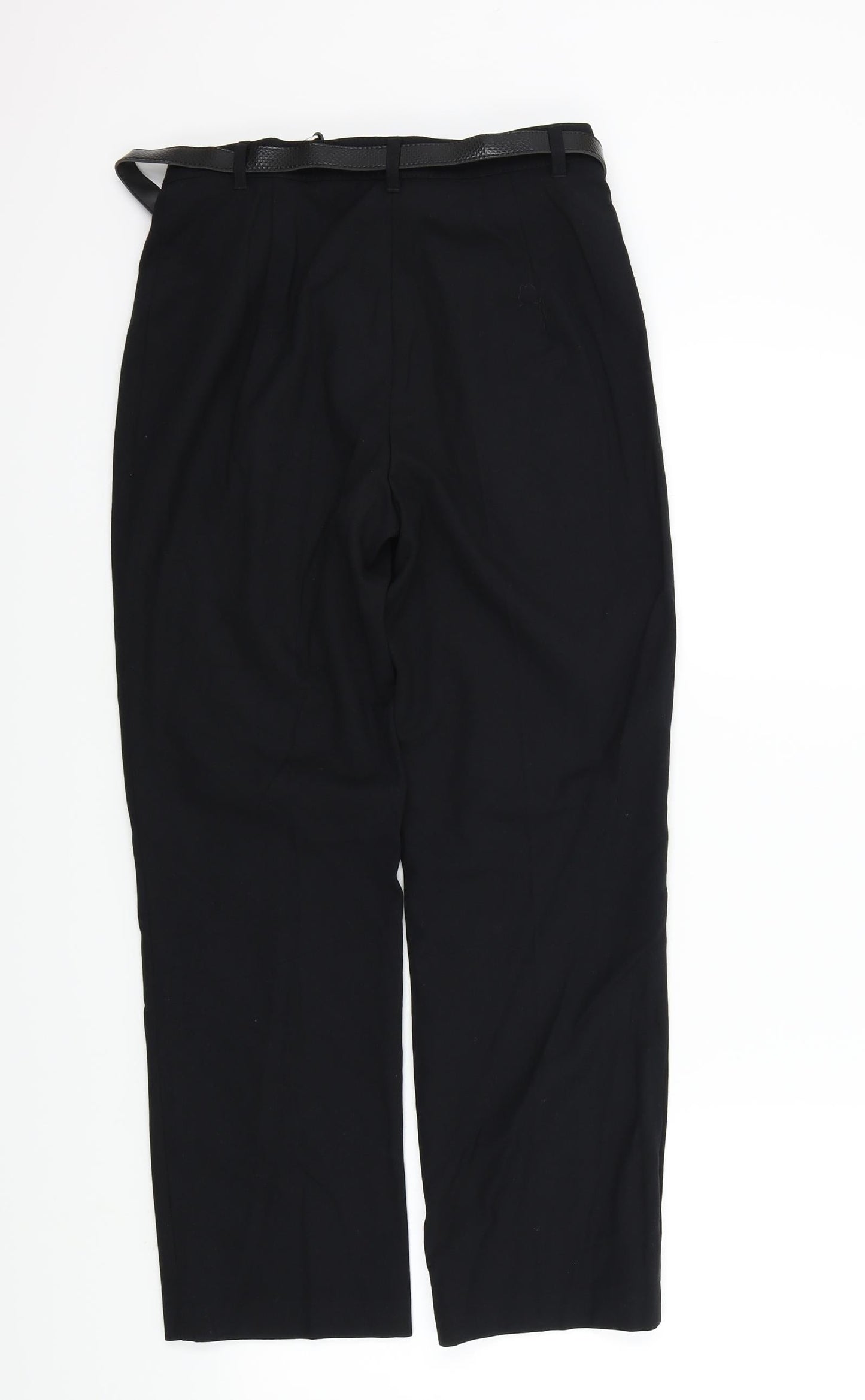 Womens UK Size 10 M&S Regular Fit  Black Trousers