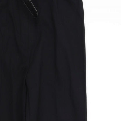 Womens UK Size 10 M&S Regular Fit  Black Trousers