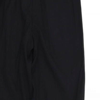 Womens UK Size 10 M&S Regular Fit  Black Trousers