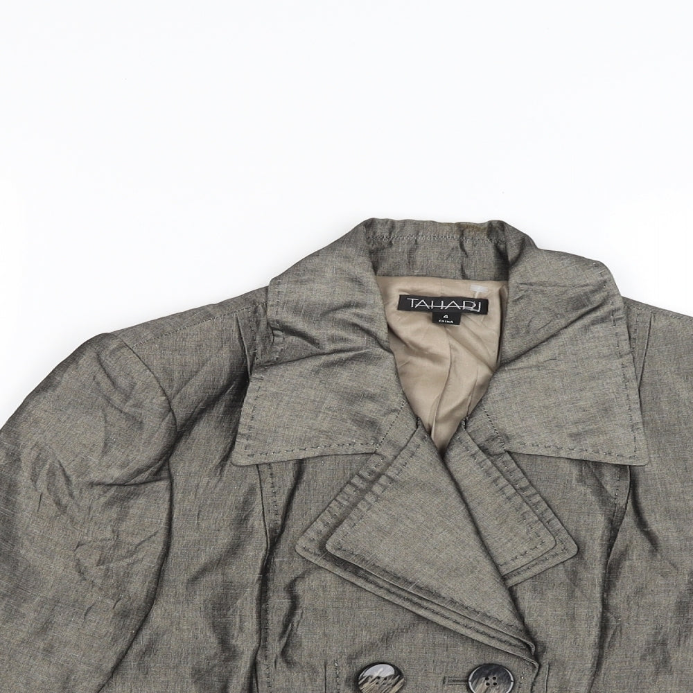 Womens UK Size 4 Tahari Gold Jacket