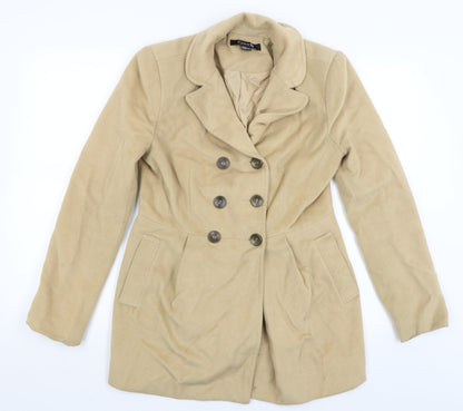 Forever21 Womens Beige   Overcoat Coat Size M