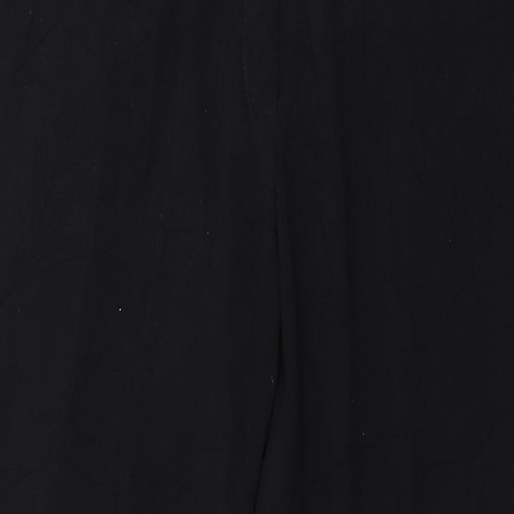 Womens UK Size 14 Marks and Spencer Regular Fit  Black Trousers