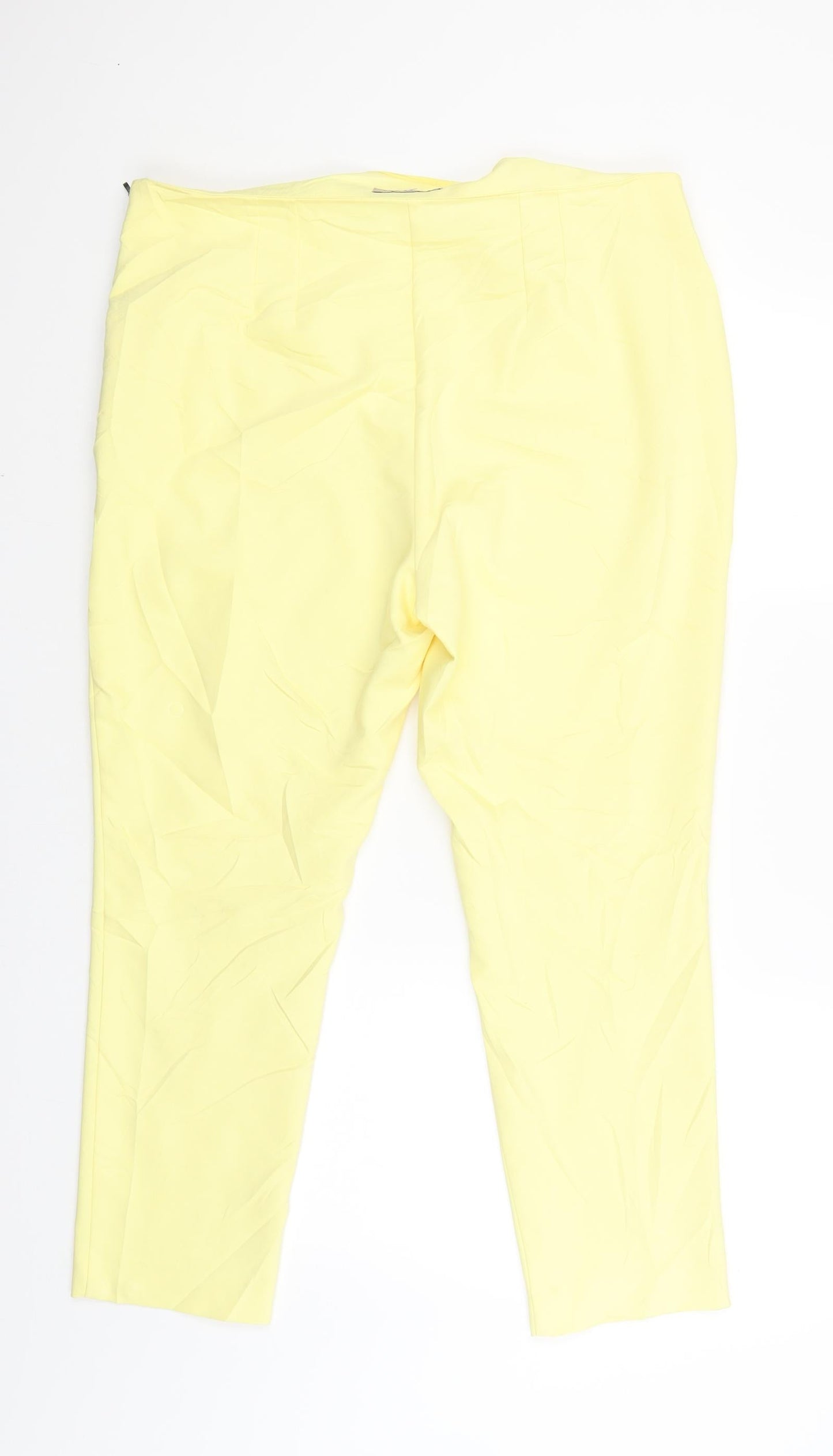 Limited Edition Womens Yellow   Capri Trousers Size 36 in L23 in