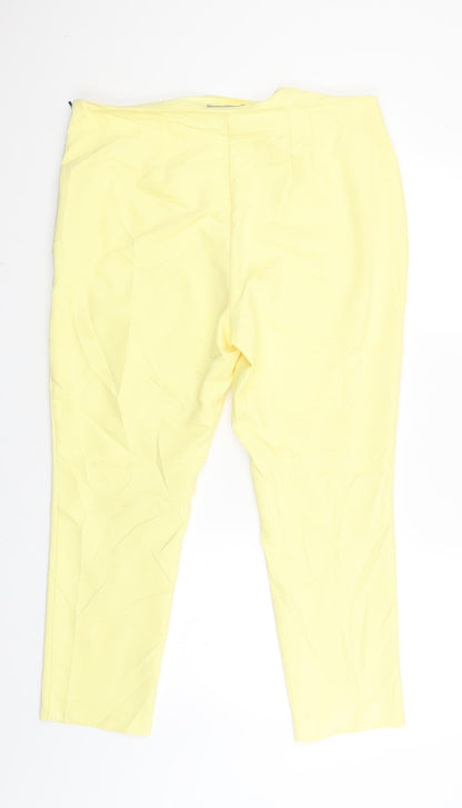 Limited Edition Womens Yellow   Capri Trousers Size 36 in L23 in