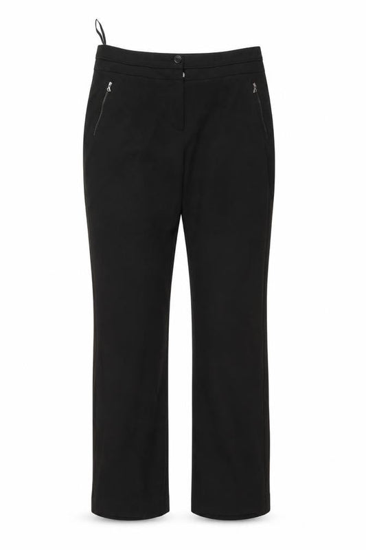 Womens UK Size 12 M&Co Regular Fit  Black Trousers