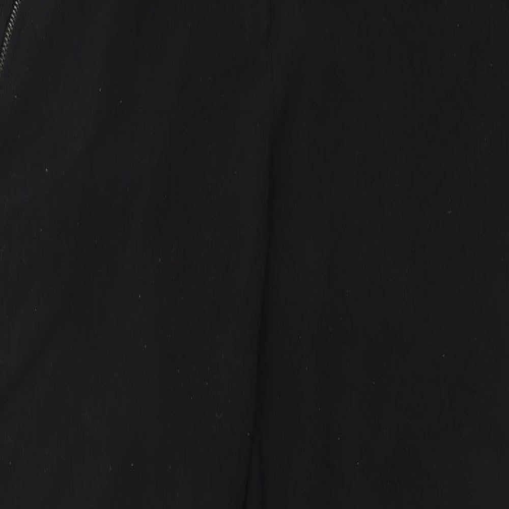 Womens UK Size 12 M&Co Regular Fit  Black Trousers