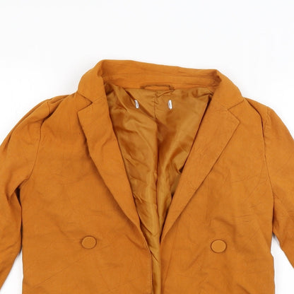 Primark Womens Orange   Jacket Coat Size 6