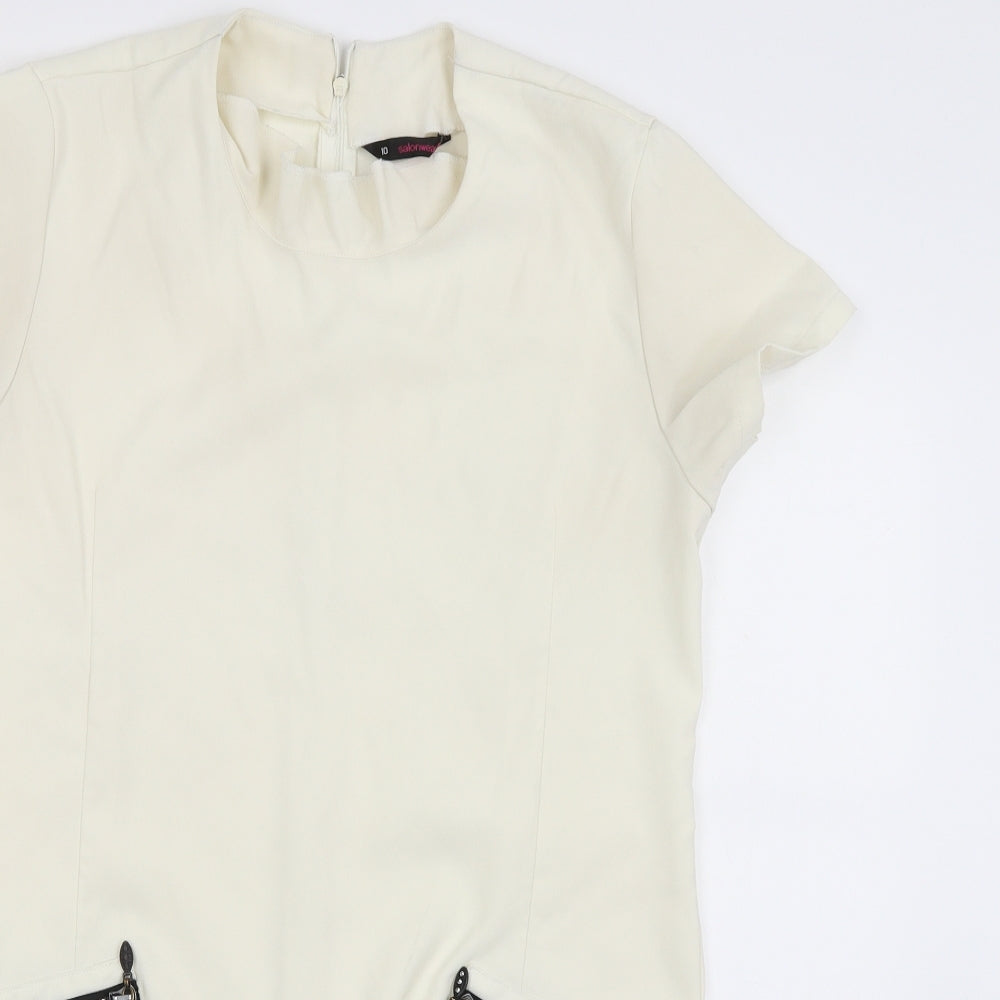 Salonwear Womens Ivory   A-Line  Size 10