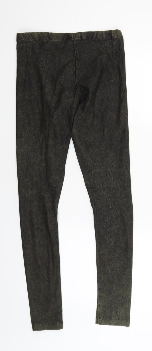 Topshop Womens Green   Jegging Trousers Size 10 L27 in