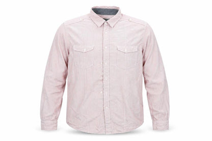 Mens UK Size 2XL Burton Red  Button-Up Long Sleeve Casual Shirt