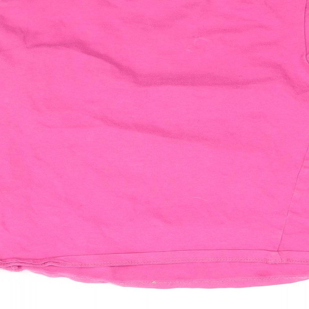 Pep&co Girls Pink   Basic T-Shirt Size 6-7 Years  - Floss like a boss