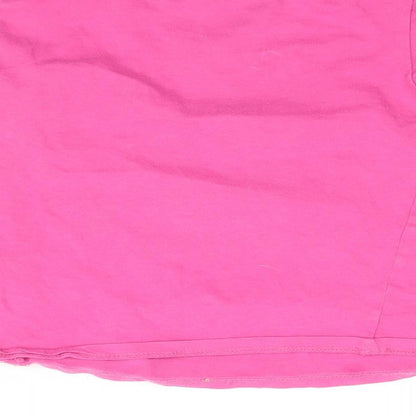 Pep&co Girls Pink   Basic T-Shirt Size 6-7 Years  - Floss like a boss
