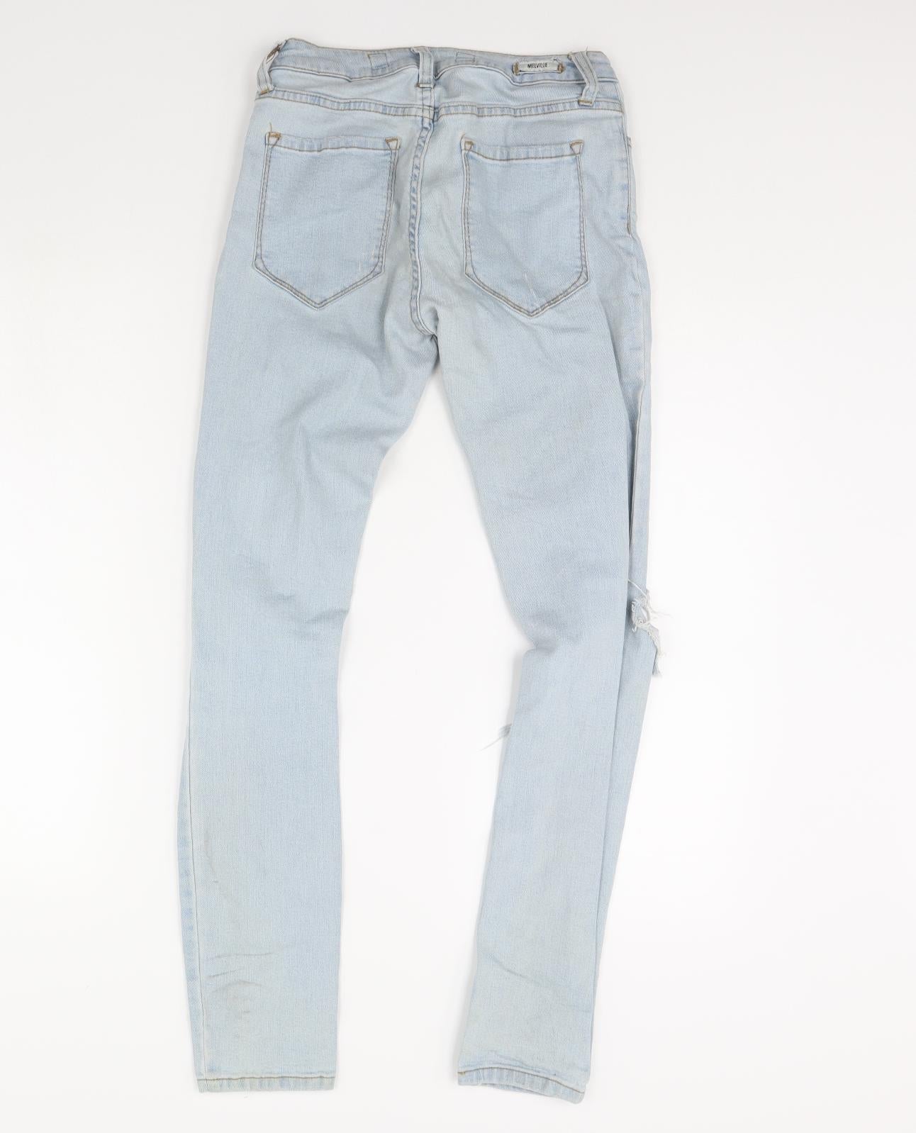 Melville Womens Blue   Skinny Jeans Size 26 in L29 in