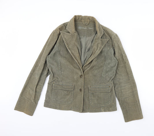 Womens UK Size 14 New Look Green Jacket