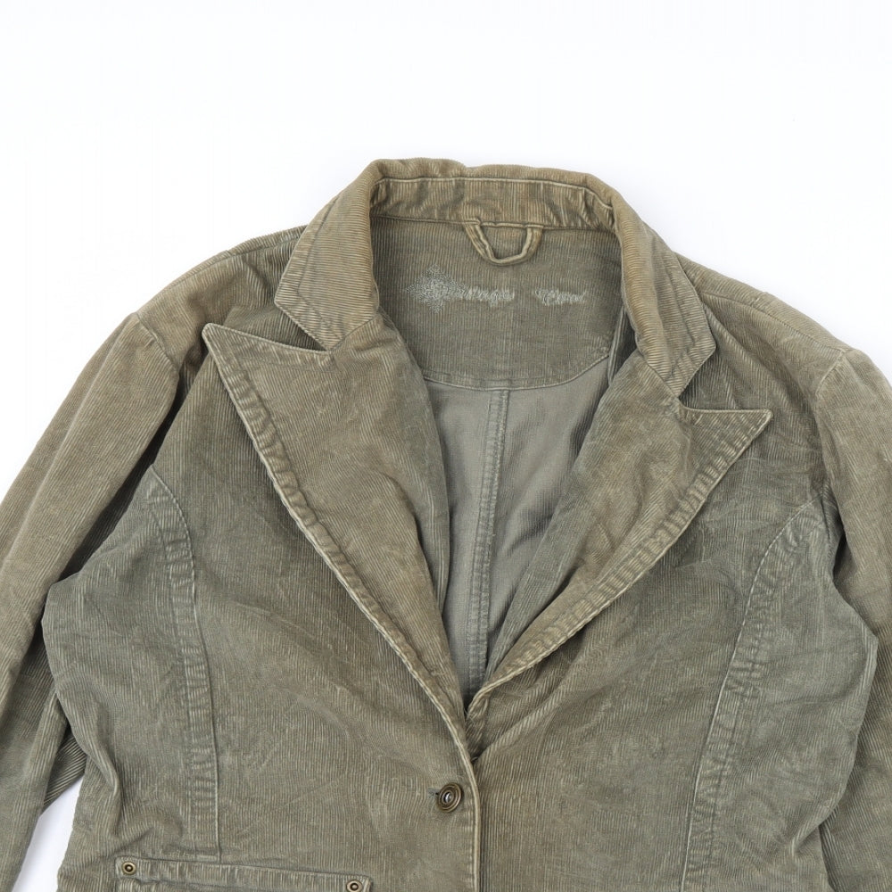 Womens UK Size 14 New Look Green Jacket
