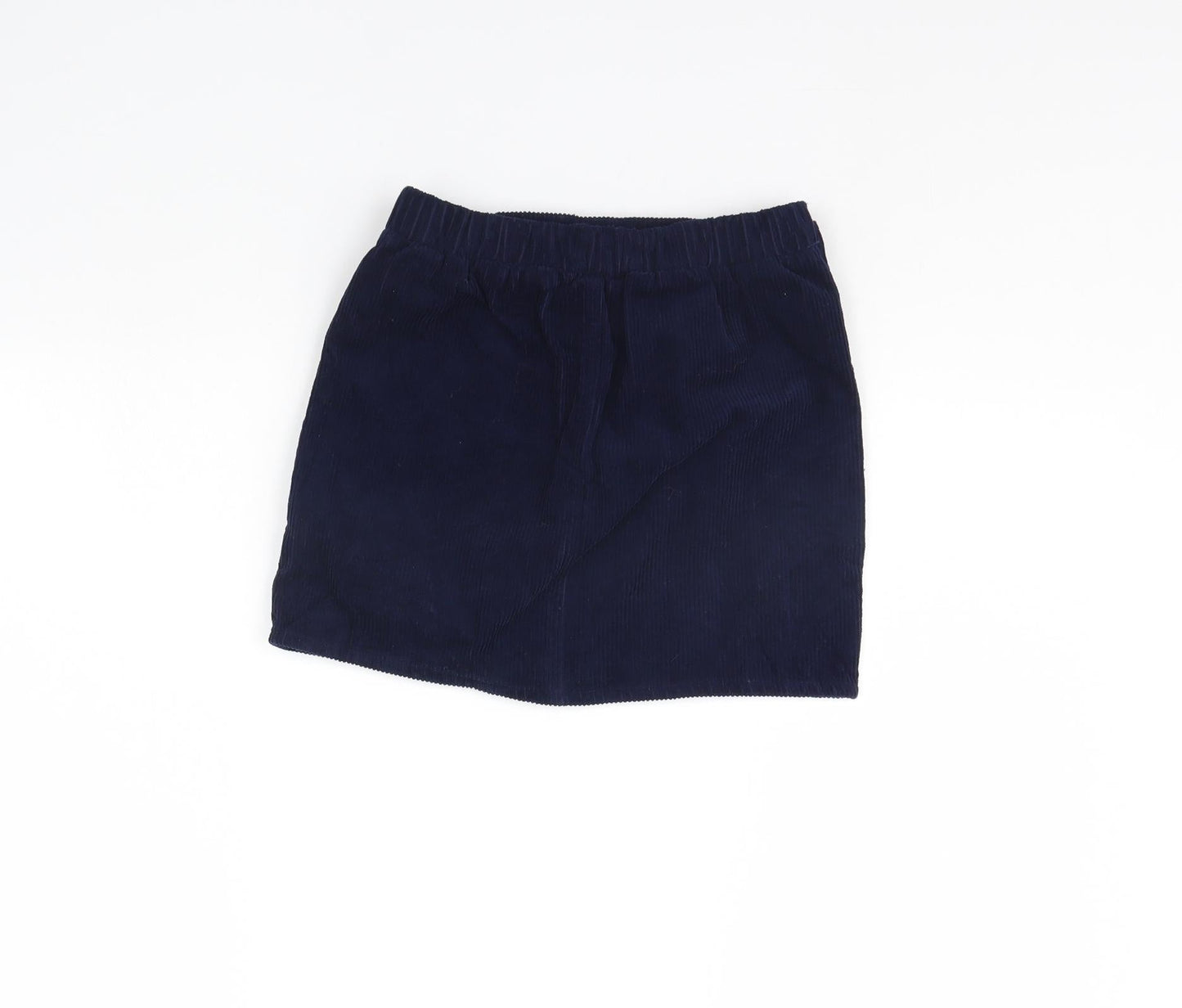 Denim & Co. Girls Blue  Corduroy Mini Skirt Size 8 Years