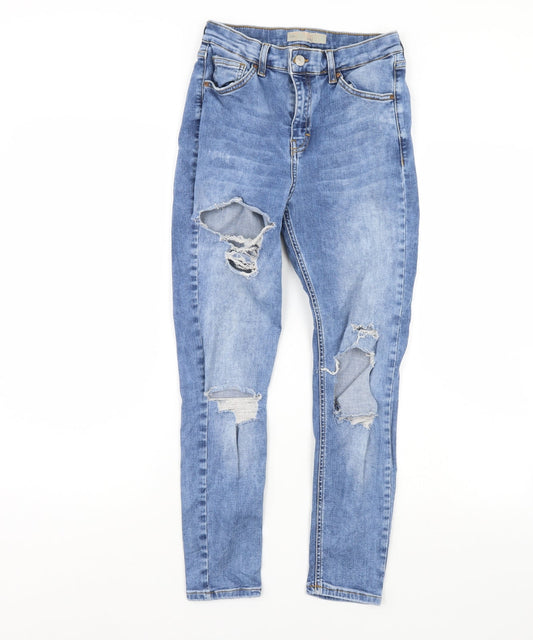 Topshop Womens Blue   Skinny Jeans Size 26 in L30 in
