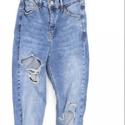 Topshop Womens Blue   Skinny Jeans Size 26 in L30 in