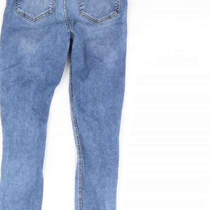 Topshop Womens Blue   Skinny Jeans Size 26 in L30 in