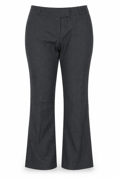 Womens UK Size 14 F&F Regular Fit Dress Pants Grey Trousers