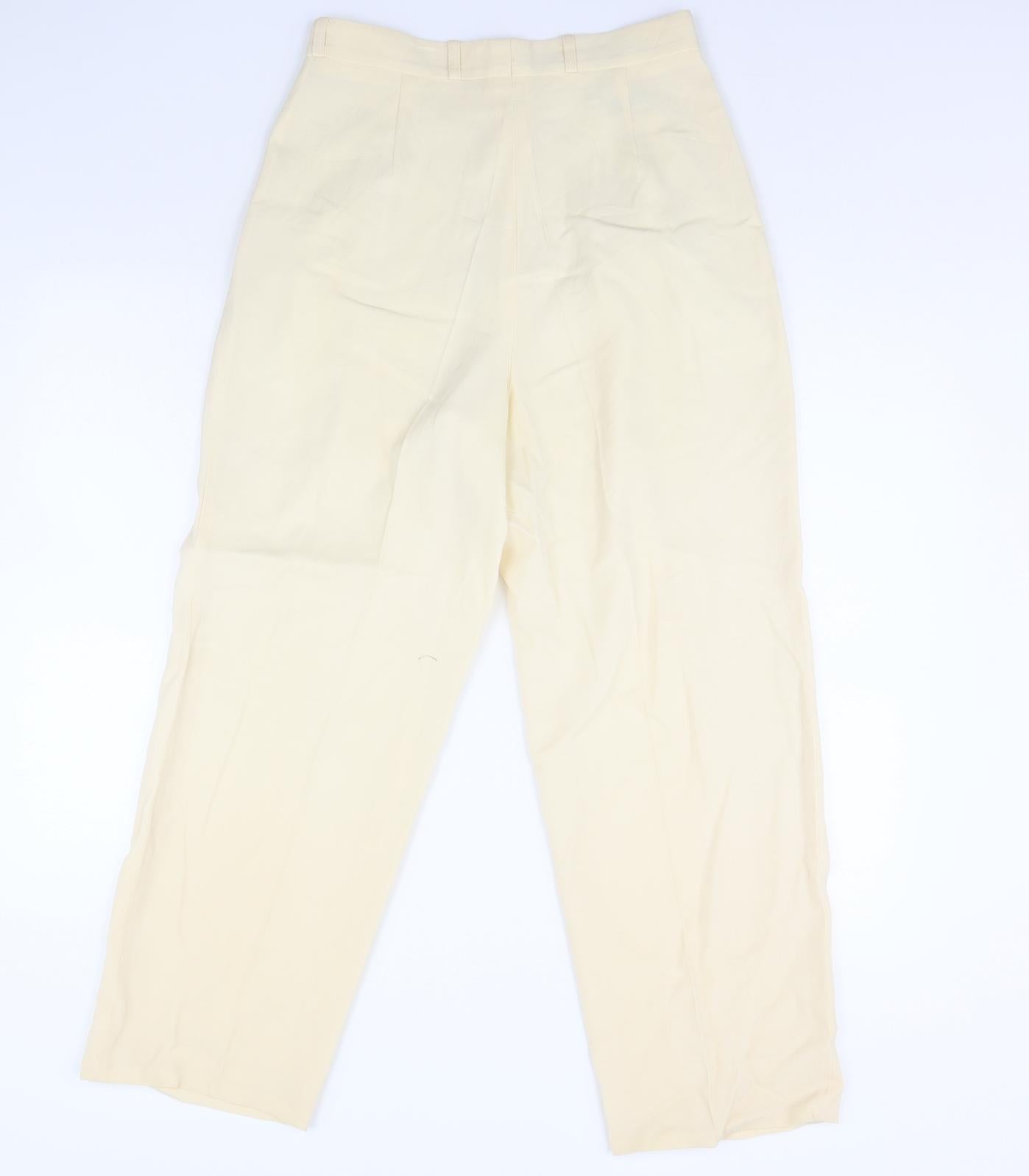 Igi & Igi Womens Ivory   Dress Pants Trousers Size 30 in L30 in
