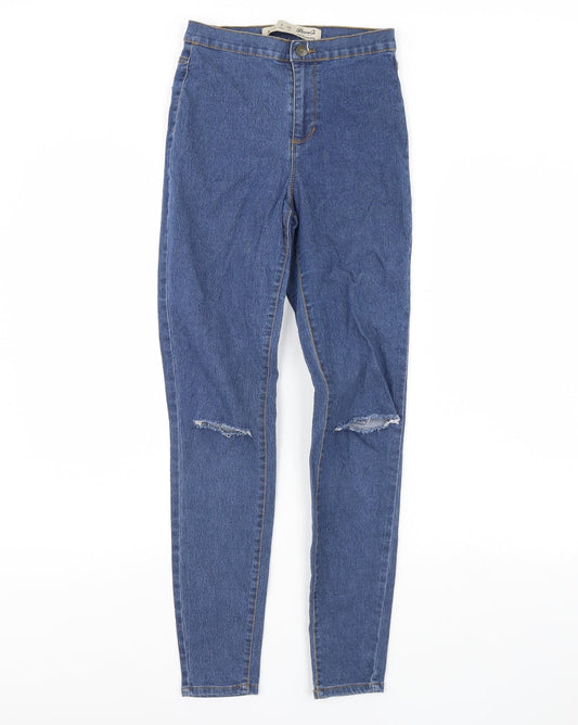 Denim & Co. Womens Blue   Skinny Jeans Size 8 L28 in