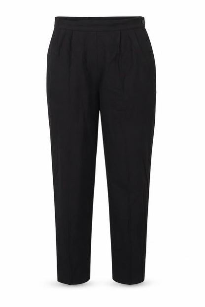 Womens UK Size 14 Richards Regular Fit Dress Pants Black Trousers