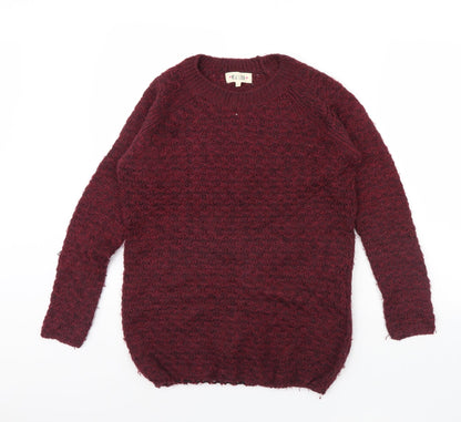 Womens UK Size S New Look Purple Pullover Jumper