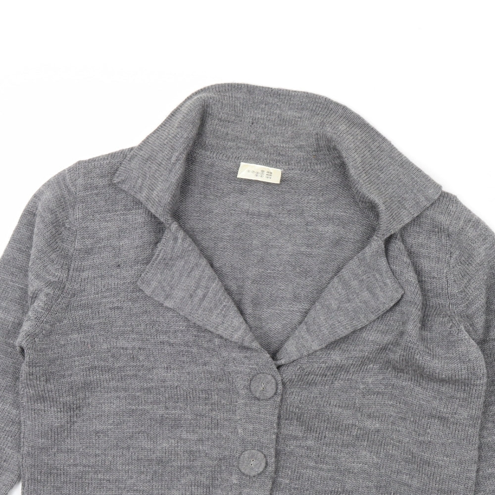 Womens UK Size 12 Preworn Grey Jacket
