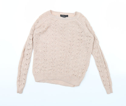Amisu Womens Pink   Pullover Jumper Size XS