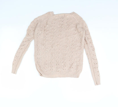 Amisu Womens Pink   Pullover Jumper Size XS