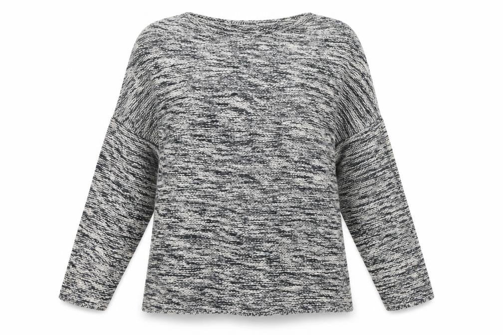 Front view of Atmosphere women’s black jumper, size UK 14