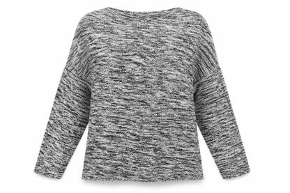 Front view of Atmosphere women’s black jumper, size UK 14
