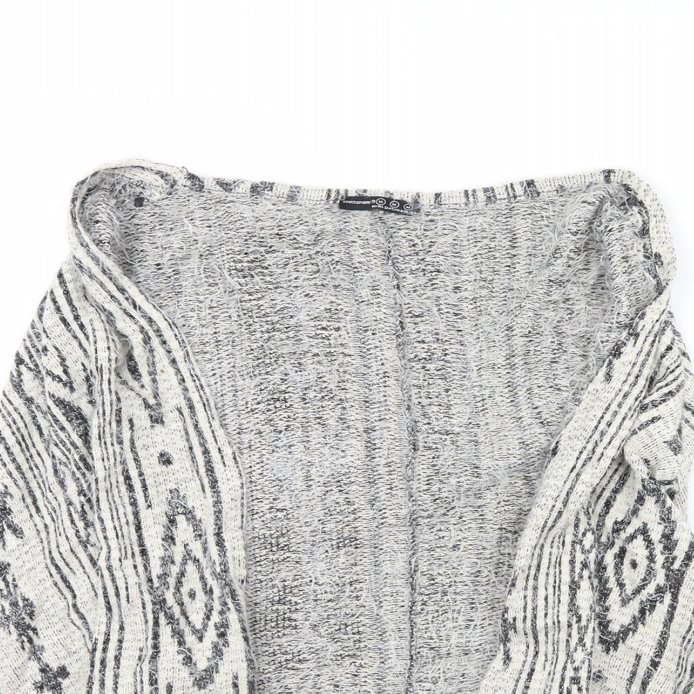 Primark Womens White Geometric  Jacket  Size M