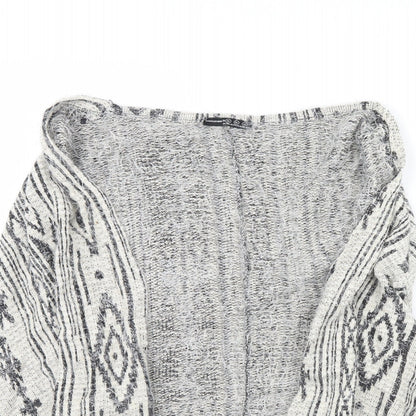 Primark Womens White Geometric  Jacket  Size M