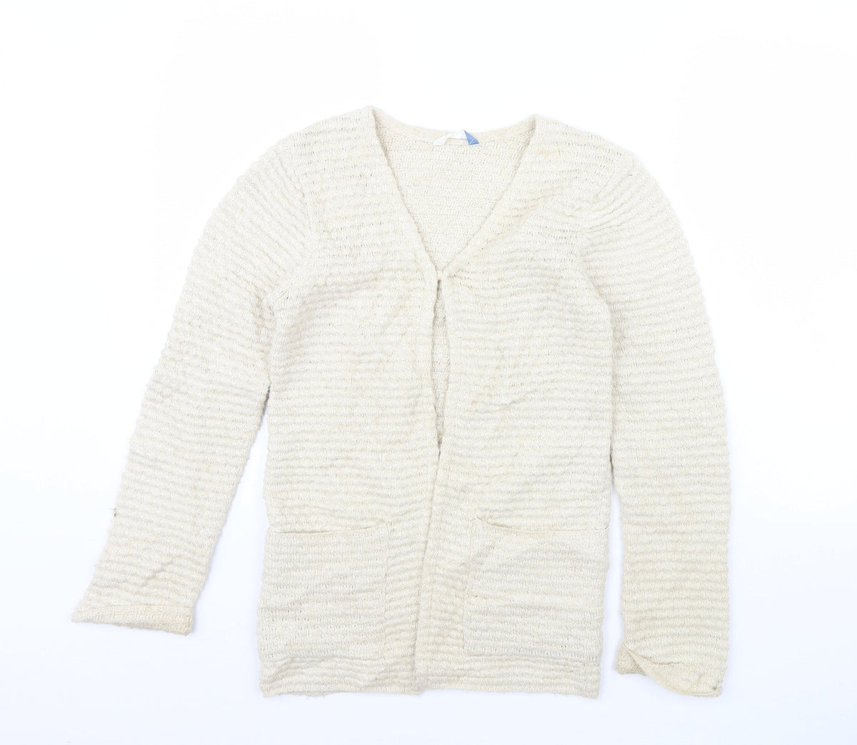 Additional front view of John Lewis girls’ beige jacket, size 11, years