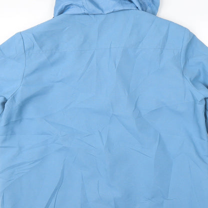 Womens UK Size 14 JBC Blue Trench Coat